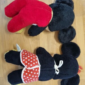 Vintage Mickey & Minnie Mouse Plush Set – California Stuffed Toys Los Angeles – 1978–1983 – Made in USA – Disney Collectible Pair image 5