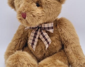 Padsworth Bear, vintage Russ Berrie plush with beanbags.