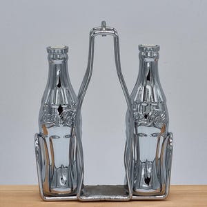 Coca-Cola Salz- und Pfefferstreuer aus Metall