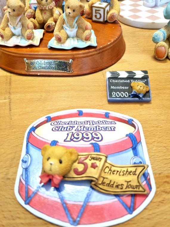 Cherished Teddies Figurines Lot – Vintage Enesco Collection