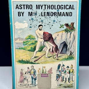 Vintage Set of Astro Mythological Tarot Cards by Mlle Lenormand – Complete Set with Guide/Vintage Cartomancy Cards/Vintage Tarot Deck