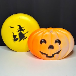 Your Choice of Two Vintage Blow Mold ‘Blinky’ Electric Light-Up Halloween Decorations – Vintage Halloween Blow Mold Decor