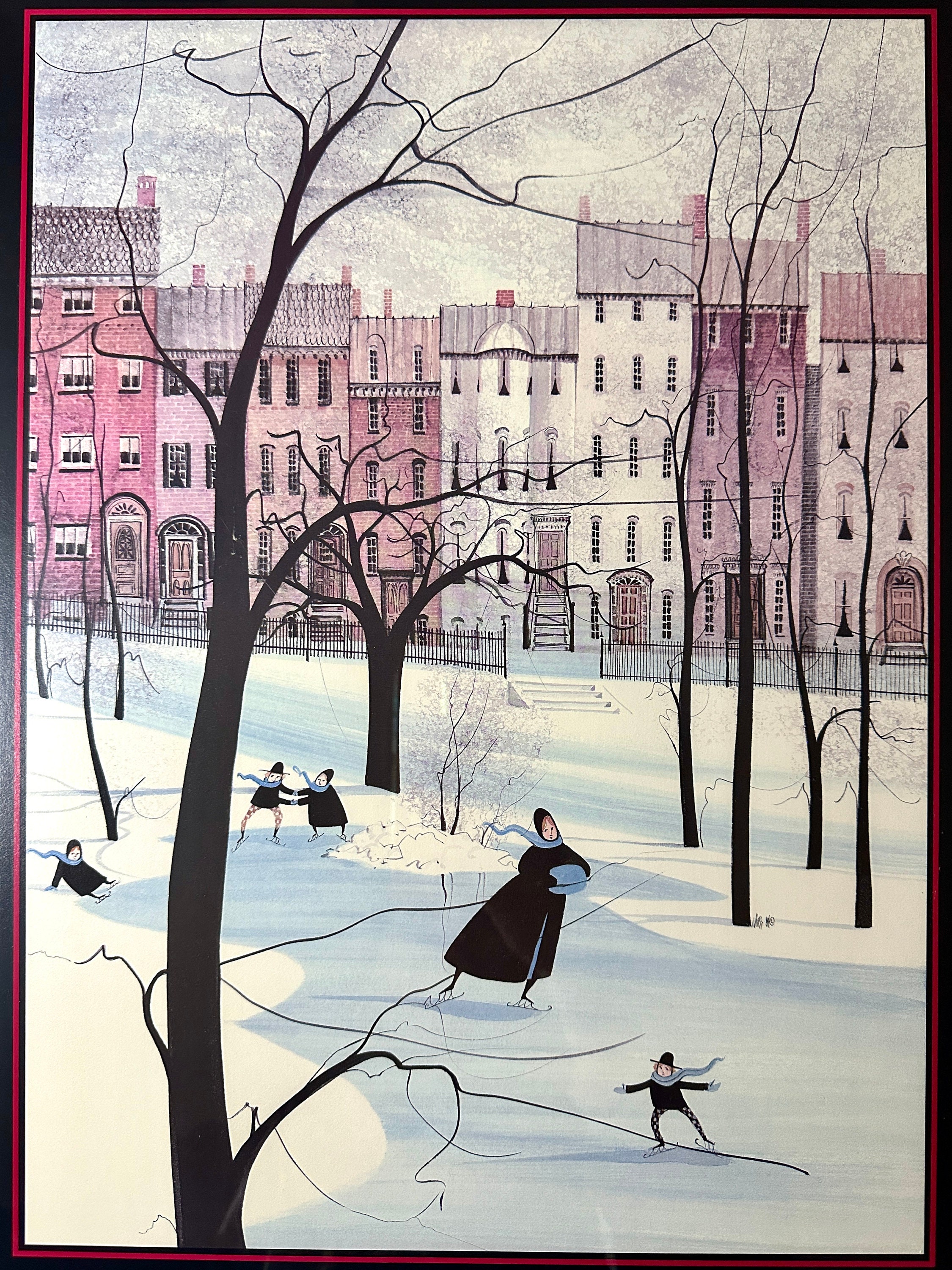 Your Choice of Vintage P. Buckley Moss Framed Art Posters/ohio
