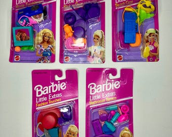 NOS Vintage 1994 Barbie ‘Little Extras’ Accessories – Unopened & Mint on Card – Choose Your Set!/Vintage Barbie
