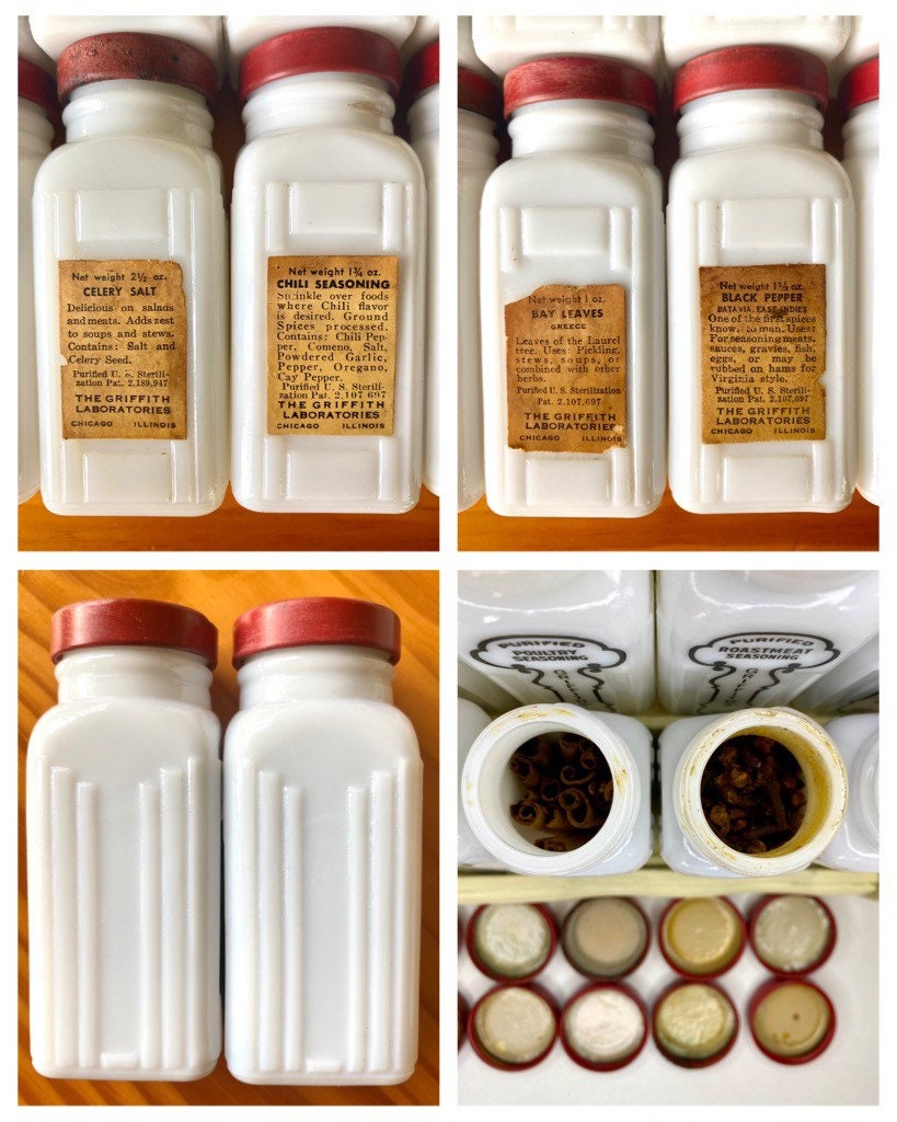 グリフィス GRIFFITH'S スパイスボトル ミルクガラス  ビンテージ 2025年最新】グリフィス スパイスの人気アイテム - メルカリ