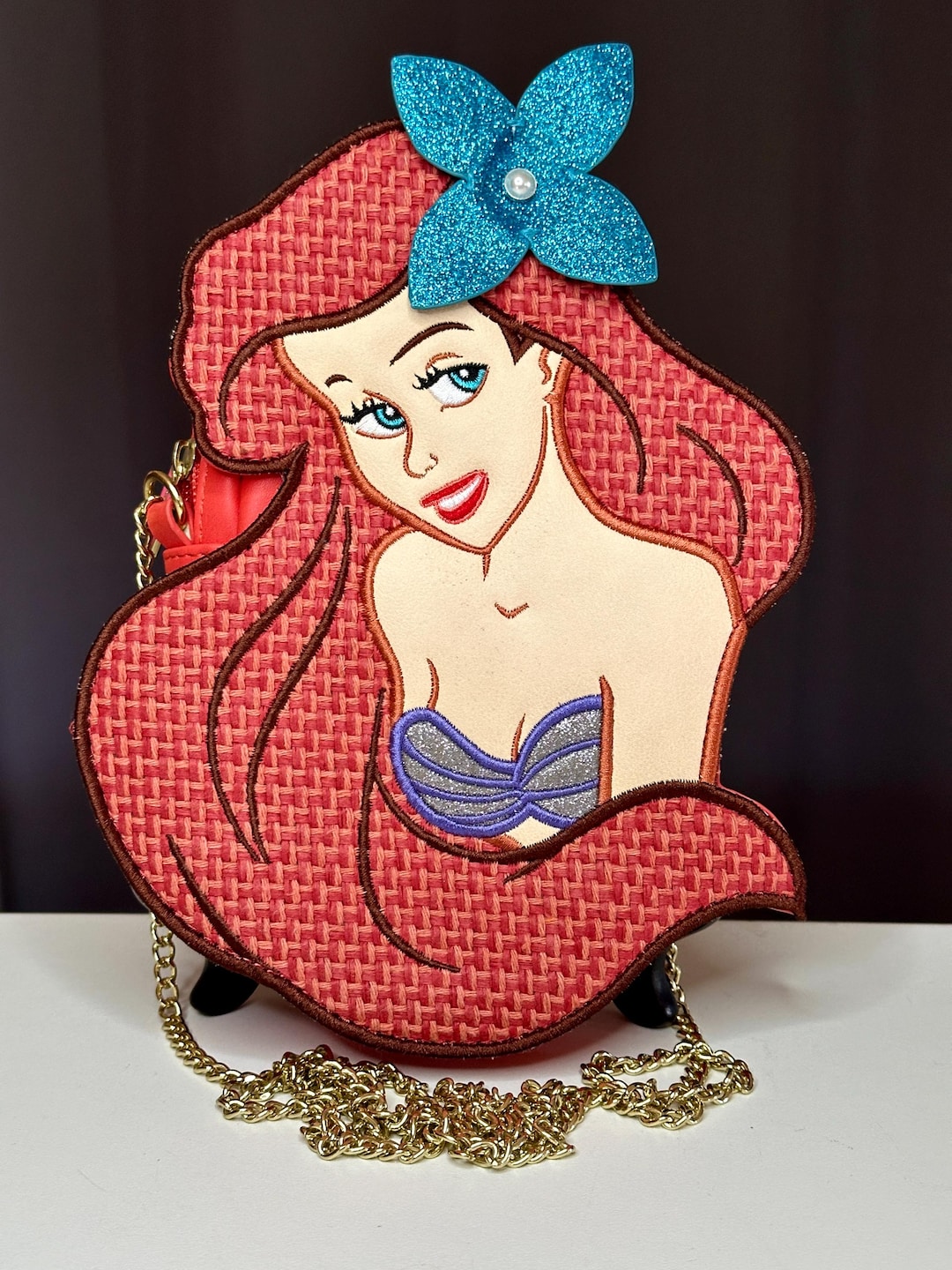 Rare Danielle Nicole 'little Mermaid' Crossbody Purse/danielle