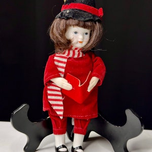 Vintage Kurt Adler 1981 Porcelain Doll Christmas Ornament/Vintage Kurt Adler Ornament