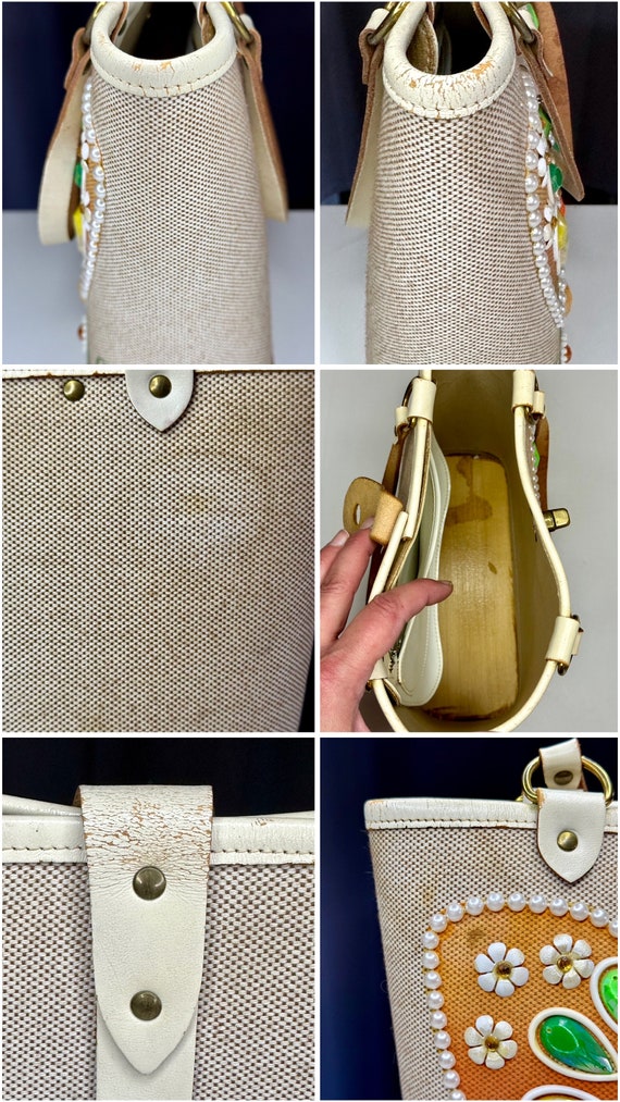 Rare Vintage Enid Collins of Texas Beaded 'flutter-bye” Handbag