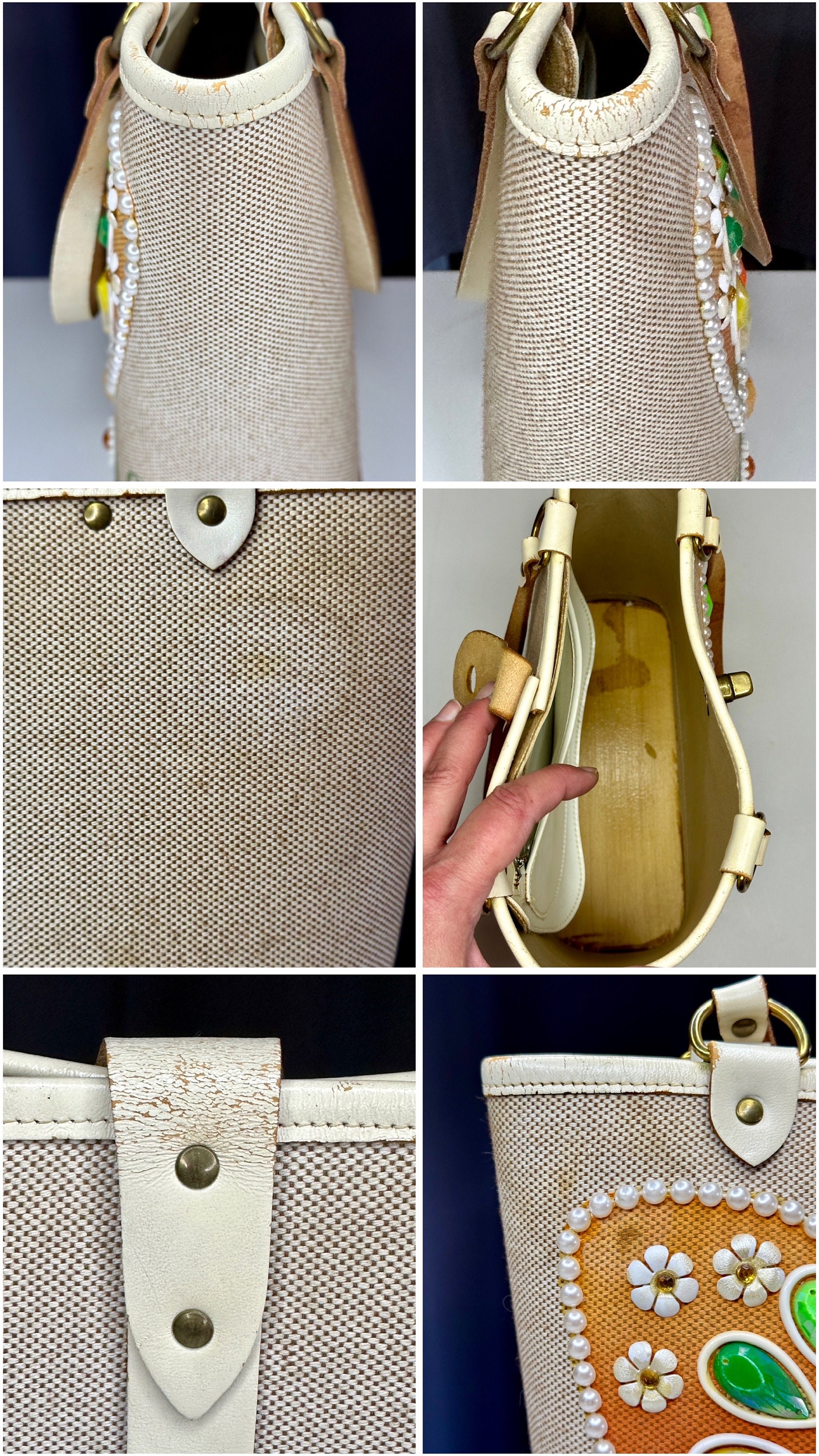 Rare Vintage Enid Collins of Texas Beaded 'flutter-bye” Handbag