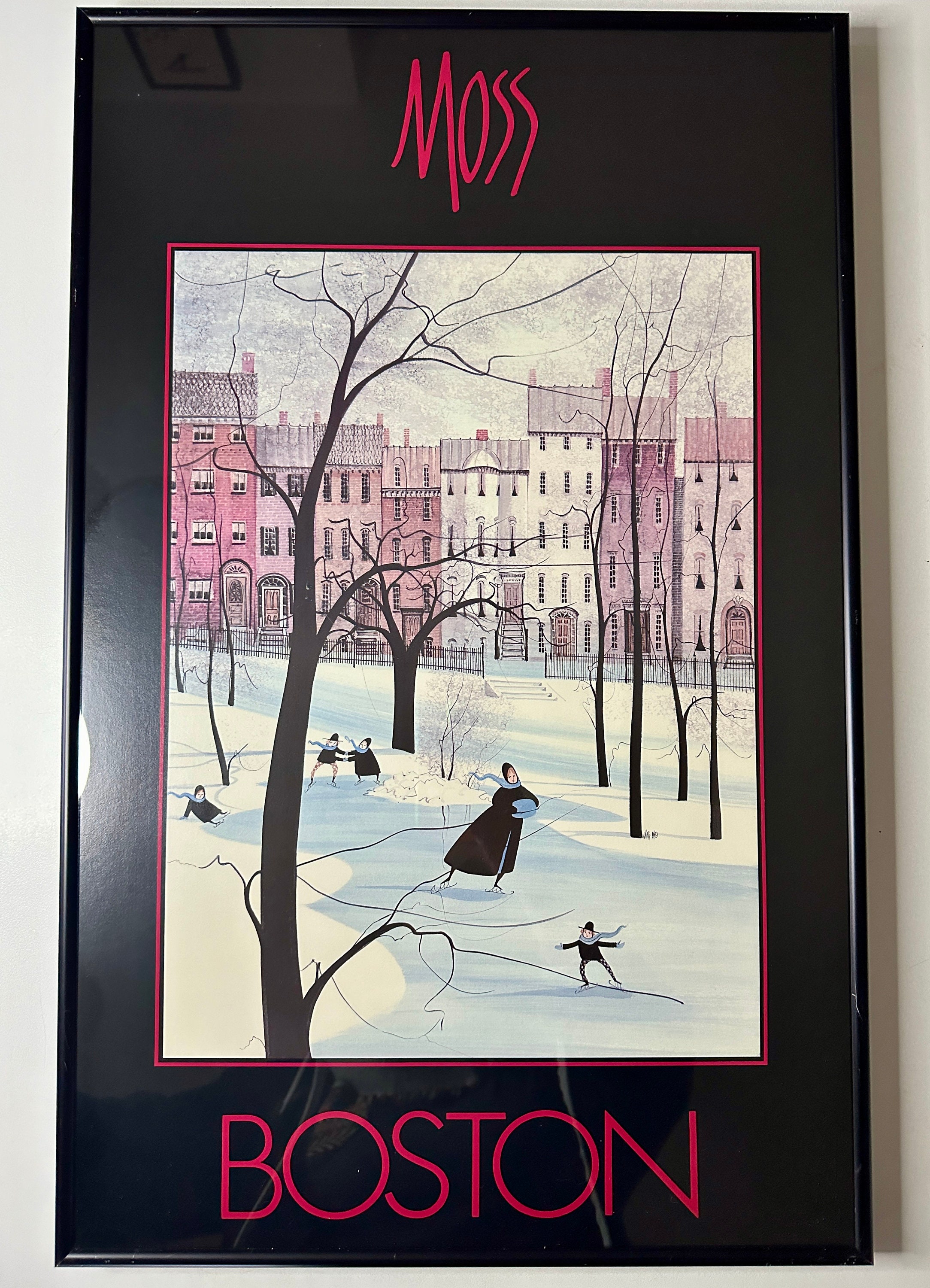 Your Choice of Vintage P. Buckley Moss Framed Art Posters/ohio