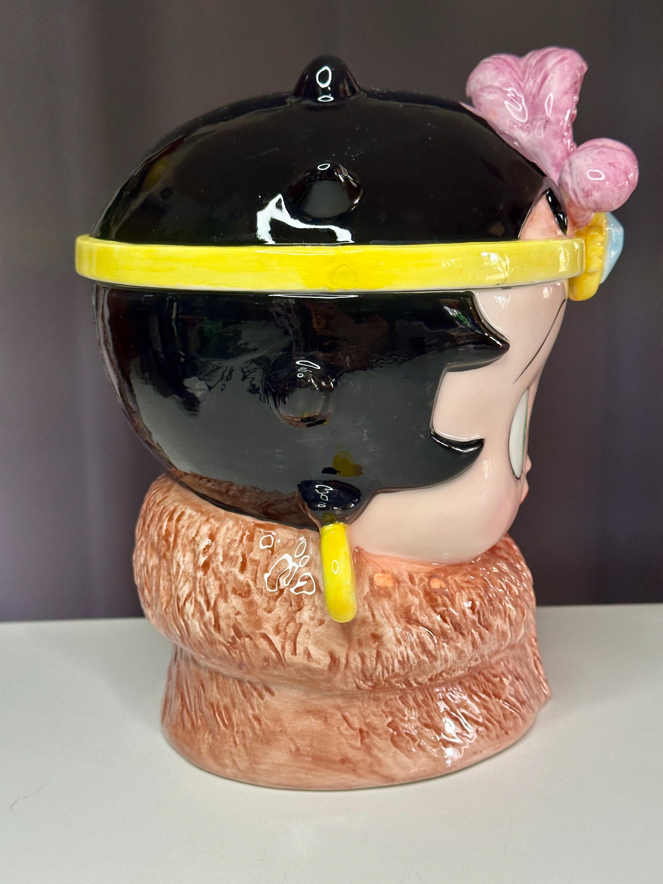 Vintage Betty Boop Ceramic Cookie Jar – Collectible Cartoon