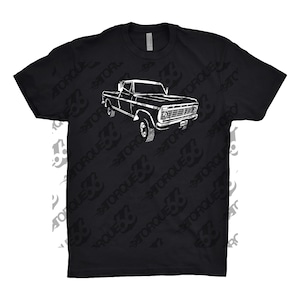 1975 Ford Truck Shirt, Car Enthusiast, Car Art, 1975 Ford F250 Shirt, 1975 Ford F250 Pickup Truck, 1975 F250 Truck, Ford f250 Shirt