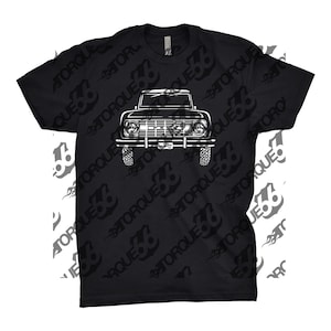 Maglietta Ford Bronco del 1975: maglietta per appassionati di auto d'epoca