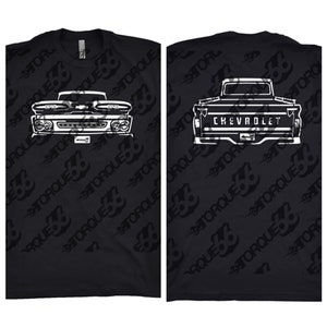 1961 Chevy Apache Shirt, Car Enthusiast, Car Art, 1961 Chevy Apache Front and Back, 1961 Apache Shirt, Gift, 1961 Chevy Apache Truck
