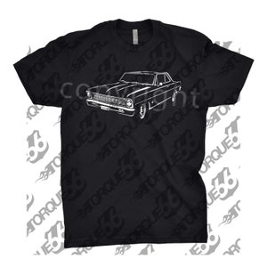 1966 Chevy Nova, Car Enthusiast, Car Art, 1966 Chevy Nova Shirt, 1966 Nova Shirt, 1966 Chevy II Nova, 1966 Chevrolet Nova Shirt, Nova Gift