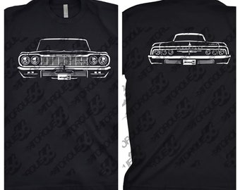 1964 Chevy Impala, Car Enthusiast, Car Art, 1964 Chevy Impala Shirt, Car Shirt, 1964 Impala Shirt, Gift, Chevy Impala Gift, 1964 Impala