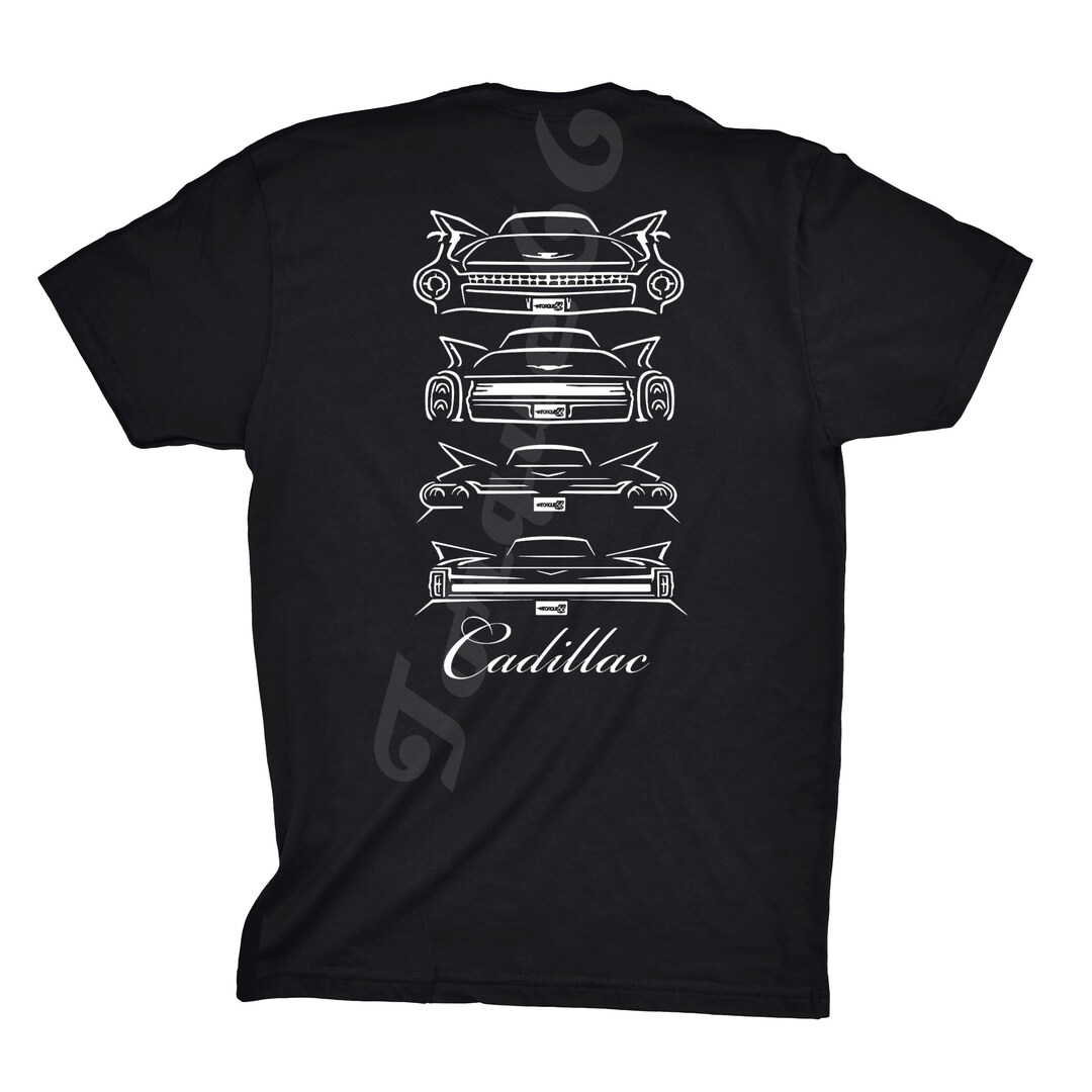 Cadillac Shirt, Car Enthusiast, Car Art, 1959 Cadillac Shirt, 1960