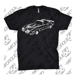 1981 Pontiac Firebird Trans Am, Car Enthusiast, Car Art, 1981 Pontiac Trans Am, Pontiac Trans Am Shirt, Smokey and the Bandit  Car, Gift