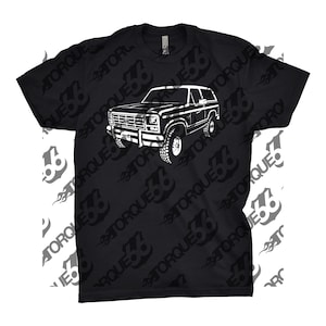 Maglietta Ford Bronco del 1984: maglietta per appassionati di auto d'epoca