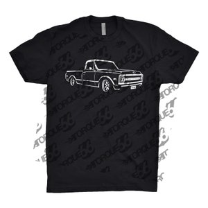 1969 Chevy C10 shirt, auto liefhebber, auto kunst, 1969 Chevy C10 Truck, 1969 Chevy pick-up Truck, Chevy C10 geschenk, 1969 C10 shirt, cadeau