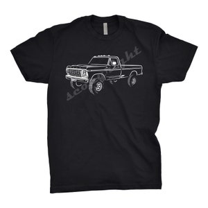 1979 Ford Truck Shirt, Car Enthusiast, Car Art, 1979 Ford F100 Shirt, 1979 Ford F250 Shirt, 1979 Ford Pickup Truck, 1979, 1979 Ford F150
