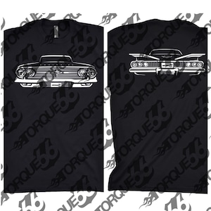 1960 Chevy Impala Shirt, Car Enthusiast, Car Art, 1960 Chevy Impala Shirt Front and Back, 1960 Impala Shirt, Gift, Chevy Impala Shirt, Art