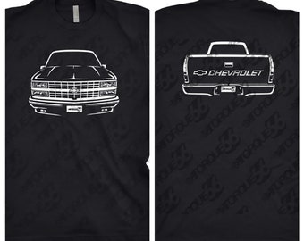 1990 Chevy Truck Shirt, Car Enthusiast, Car Art, 1990 Chevy Silverado Shirt, 1990 Silverado Shirt, Gift, Silverado Shirt, Car Shirt,