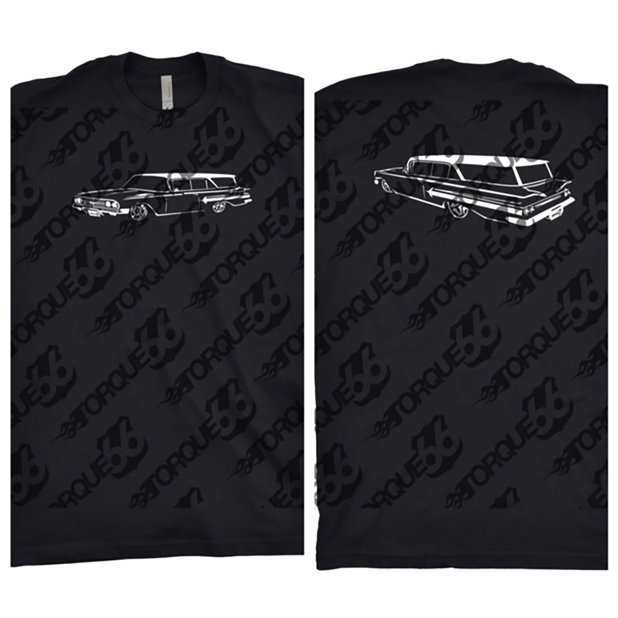 Discover 1960 Chevy Station Wagon Voitures Automobile Chevrolet Wagon T-Shirt Deux Côtés