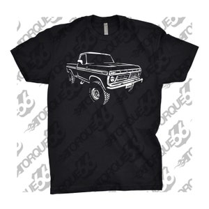 Maglietta Ford Truck 1977, Appassionato di auto, Arte automobilistica, Maglietta Ford F-150 1977, Maglietta Ford F100 1977, Maglietta Ford F250 1977, Pickup Ford 1977