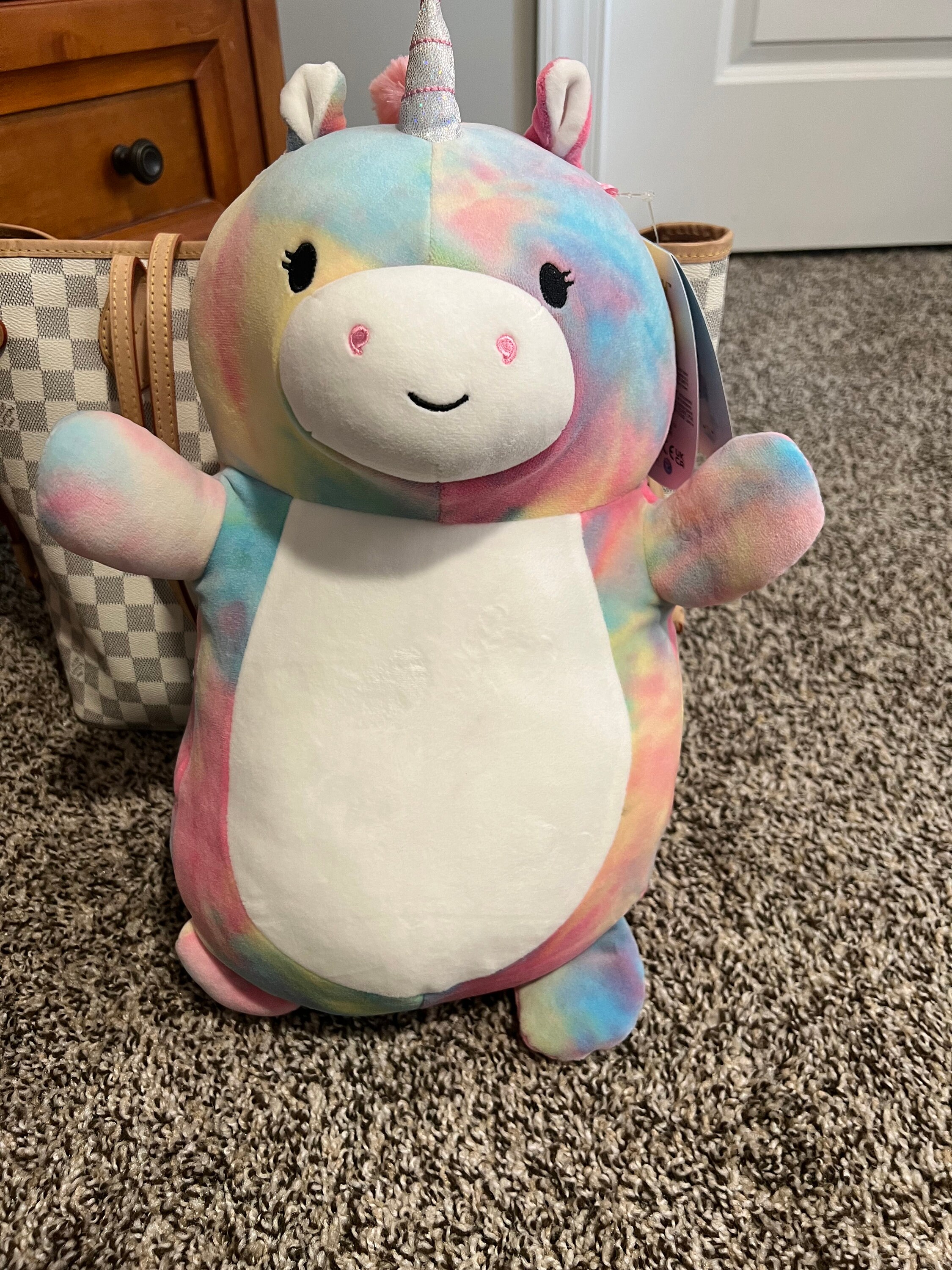 blue hug me squishmallow