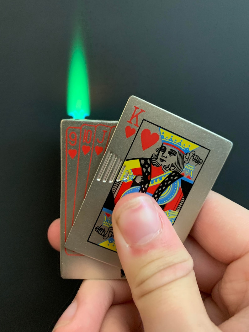 Deck of Cards Lighter, Cool Lighter, Novelty Gift, Groomsmen Gift, Easter, Torch Lighter 