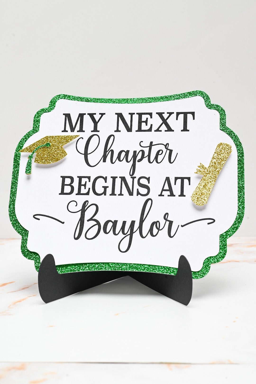 5”x7” My next chapter begins at | Graduation Table Sign | Table Sign | Table Signs | 2025 Graduation Decor  | Graduation Party 2025