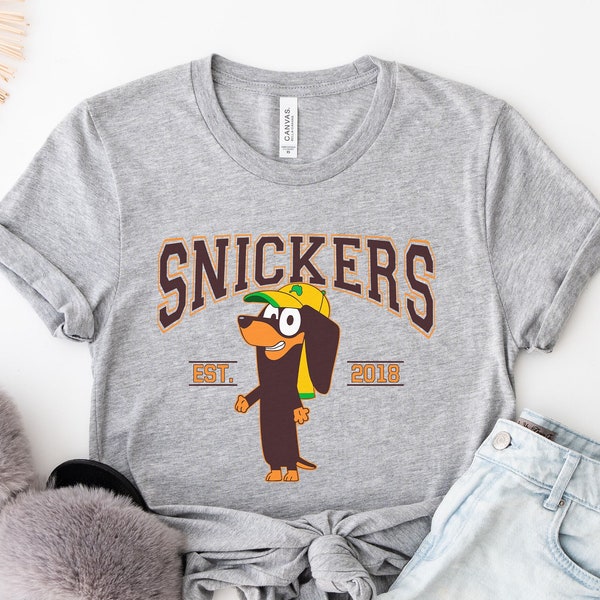 Snicker Est 2018 Shirt, Character Funny Shirt, Dog Cartoon Shirt, Trendy Shirt, Funny T-Shirt, Daily Shirt