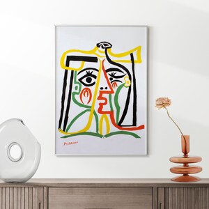 Pablo Picasso Print, Pablo Picasso Poster, Pablo Picasso Lithograph, Famous Painting Prints, Vintage Art Reproduction, Wall Art, Fine Art