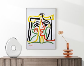 ピカソ版画：牧神と老王 ジクレー版画複製 - Etsy 日本