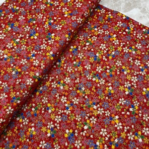 Japanese Cherry Blossom Floral Fabric for quilting