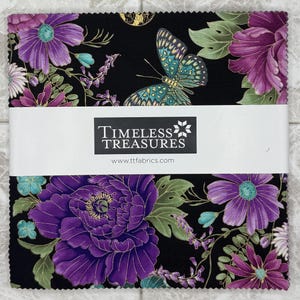 Shizuka Fabric 10&quot; Square Precut Fabric Pack by Timeless Treasure