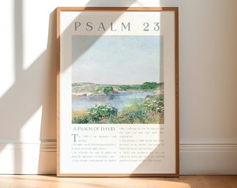 Psalm 23 Scripture Wall Art | the Lord is My Shepherd | Christian Wall ...