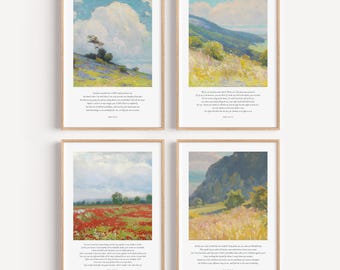 Arte de parede do Salmo 139, impressão feita de forma admirável e maravilhosa, conjunto de pôsteres de escrituras cristãs, presente cristão com versículos bíblicos, download de arte digital
