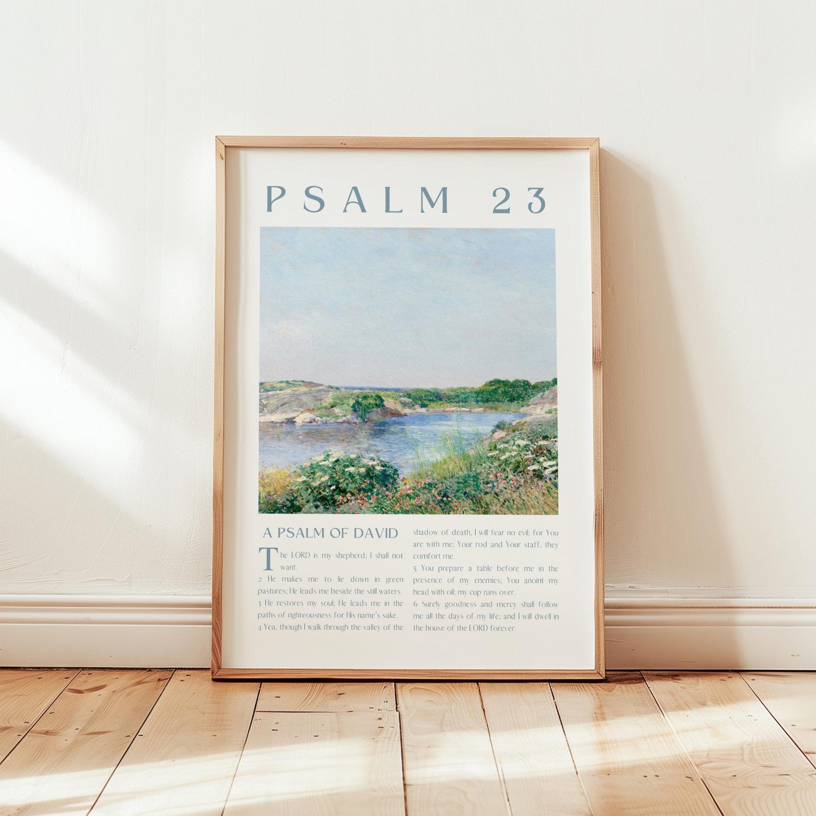 Psalm 23 Art Print
