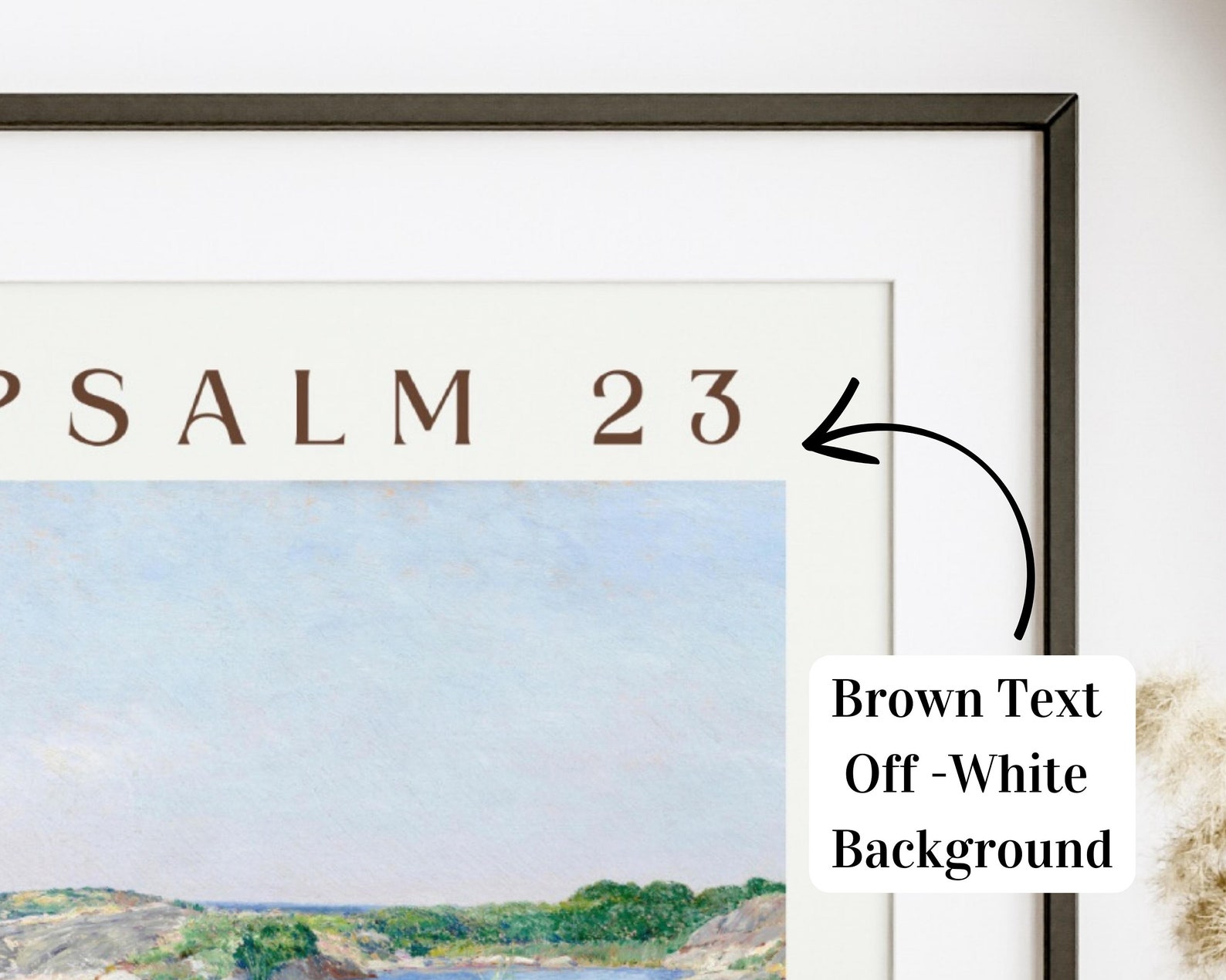 Psalm 23 Bible Verse Wall Art the Lord is My Shepherd - Etsy