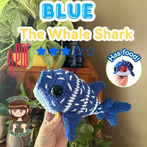 Blue the whale shark crochet pattern