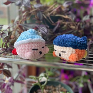 low sew sleepy kirby and waddle dee crochet pattern