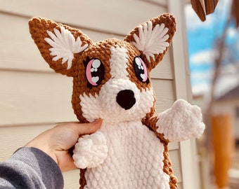 corgi lovey and amigurumi pattern