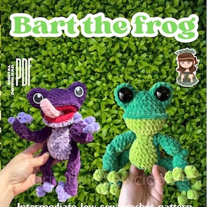 Bart the Frog Crochet Pattern