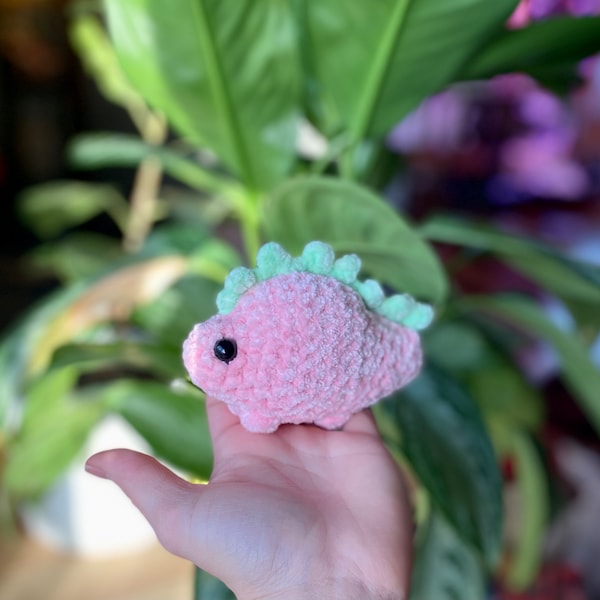 No sew baby stegosaurus crochet pattern