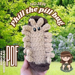 no sew pill bug crochet pattern