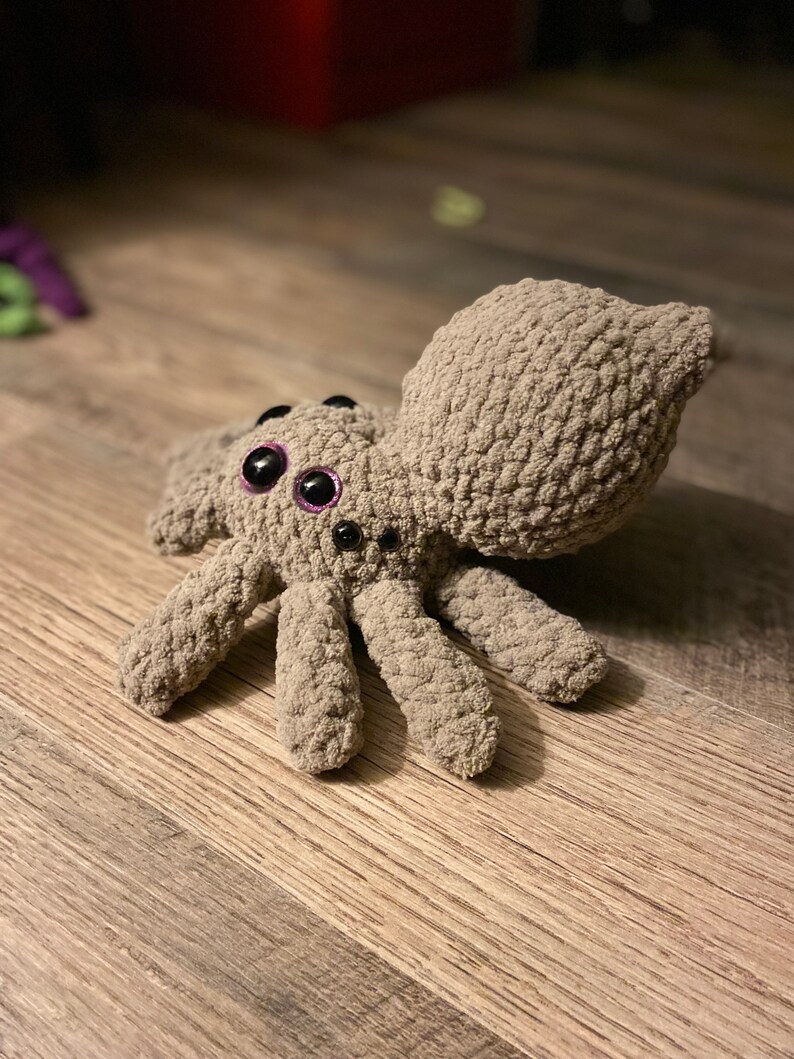 Jumping Spider Crochet Pattern Etsy