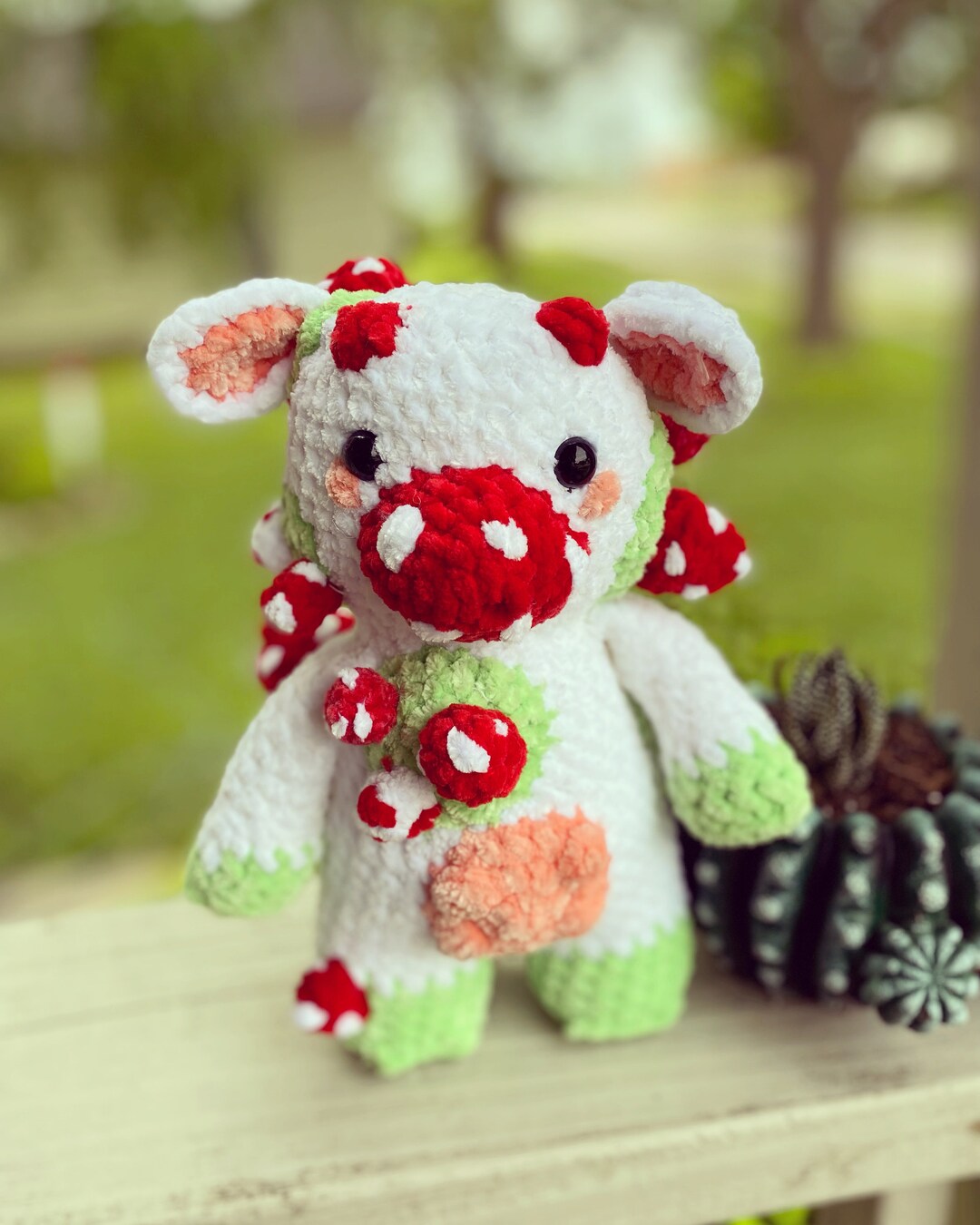 Mooshroom Cow Crochet Pattern Etsy