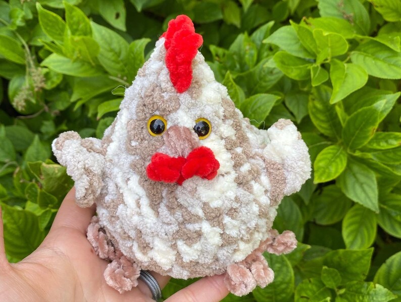 Mini Hen and Rooster Crochet Pattern - Etsy